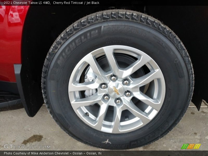 Cherry Red Tintcoat / Jet Black 2021 Chevrolet Tahoe LS 4WD