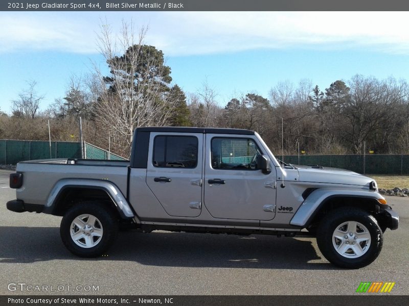 Billet Silver Metallic / Black 2021 Jeep Gladiator Sport 4x4