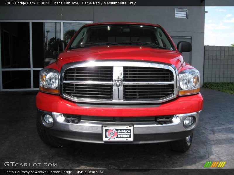 Flame Red / Medium Slate Gray 2006 Dodge Ram 1500 SLT Mega Cab 4x4