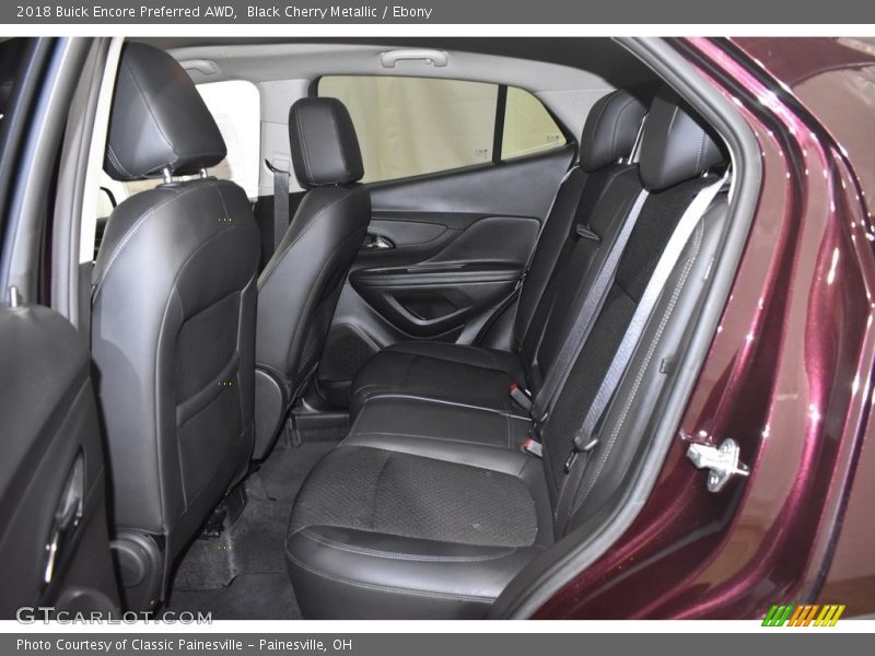 Black Cherry Metallic / Ebony 2018 Buick Encore Preferred AWD