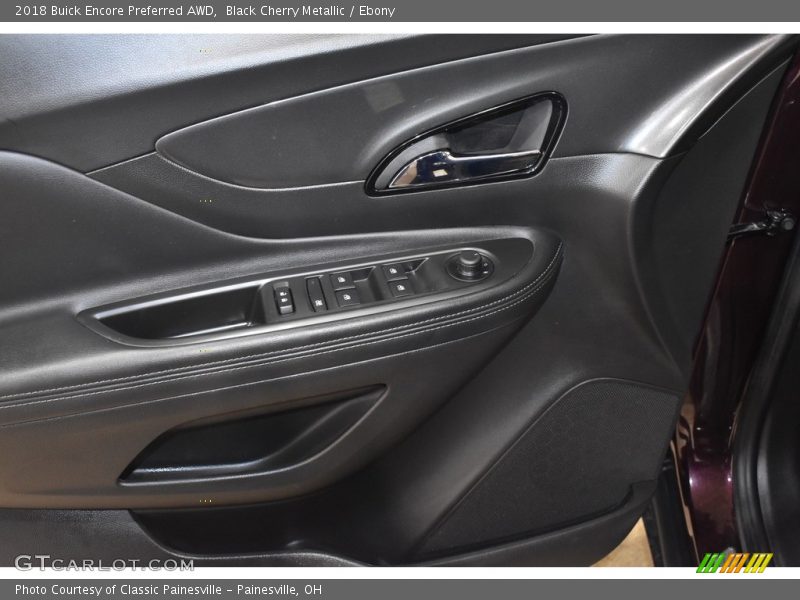 Black Cherry Metallic / Ebony 2018 Buick Encore Preferred AWD