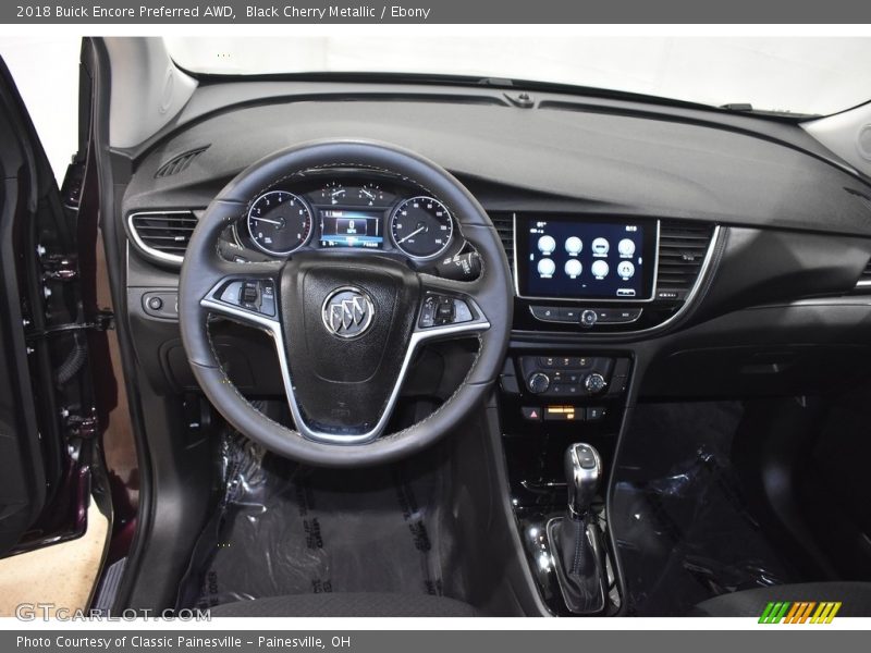 Black Cherry Metallic / Ebony 2018 Buick Encore Preferred AWD