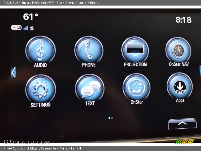Black Cherry Metallic / Ebony 2018 Buick Encore Preferred AWD