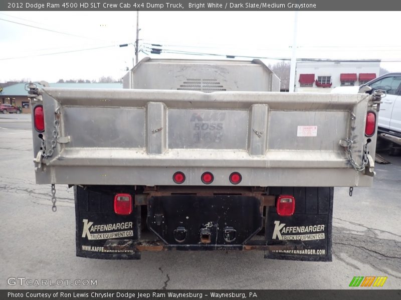 Bright White / Dark Slate/Medium Graystone 2012 Dodge Ram 4500 HD SLT Crew Cab 4x4 Dump Truck