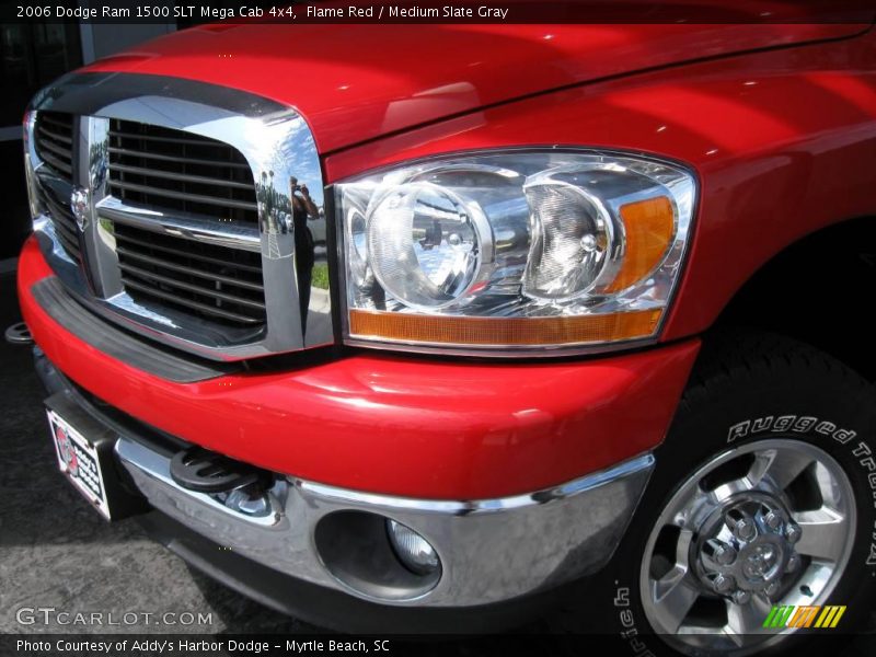 Flame Red / Medium Slate Gray 2006 Dodge Ram 1500 SLT Mega Cab 4x4