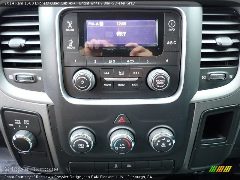 Bright White / Black/Diesel Gray 2014 Ram 1500 Express Quad Cab 4x4