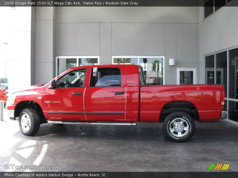 Flame Red / Medium Slate Gray 2006 Dodge Ram 1500 SLT Mega Cab 4x4