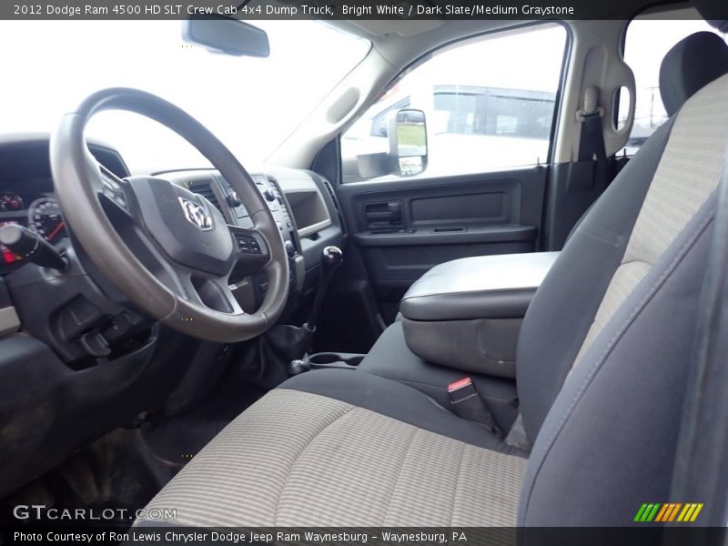  2012 Ram 4500 HD SLT Crew Cab 4x4 Dump Truck Dark Slate/Medium Graystone Interior