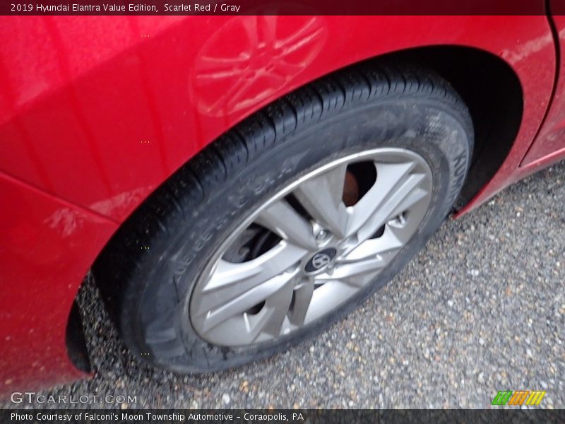 Scarlet Red / Gray 2019 Hyundai Elantra Value Edition