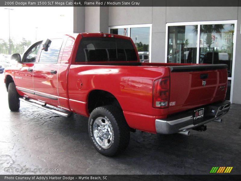 Flame Red / Medium Slate Gray 2006 Dodge Ram 1500 SLT Mega Cab 4x4