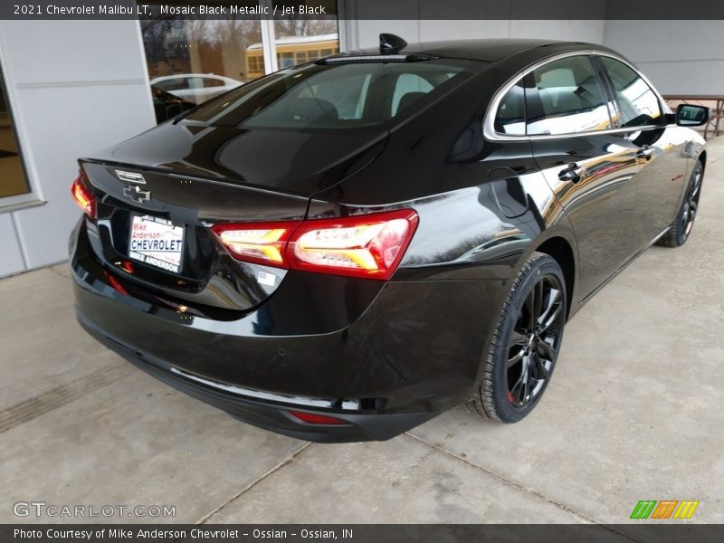Mosaic Black Metallic / Jet Black 2021 Chevrolet Malibu LT