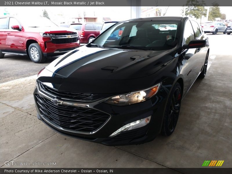 Mosaic Black Metallic / Jet Black 2021 Chevrolet Malibu LT