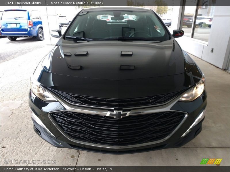 Mosaic Black Metallic / Jet Black 2021 Chevrolet Malibu LT