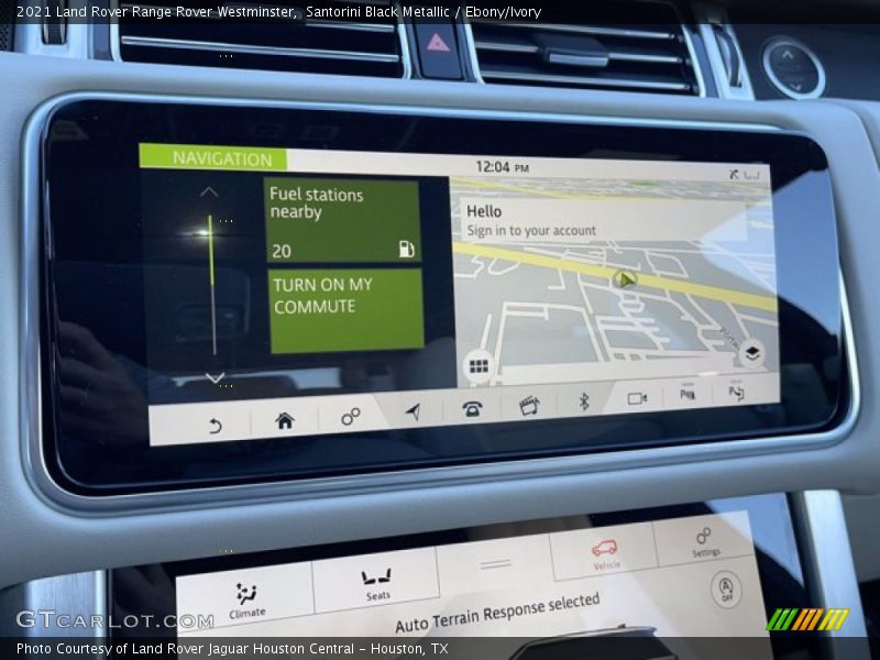 Santorini Black Metallic / Ebony/Ivory 2021 Land Rover Range Rover Westminster