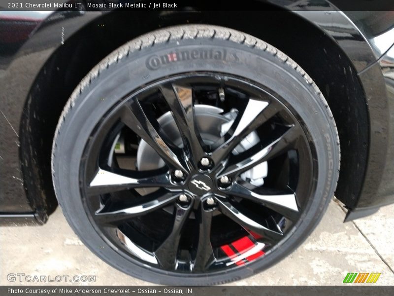 Mosaic Black Metallic / Jet Black 2021 Chevrolet Malibu LT