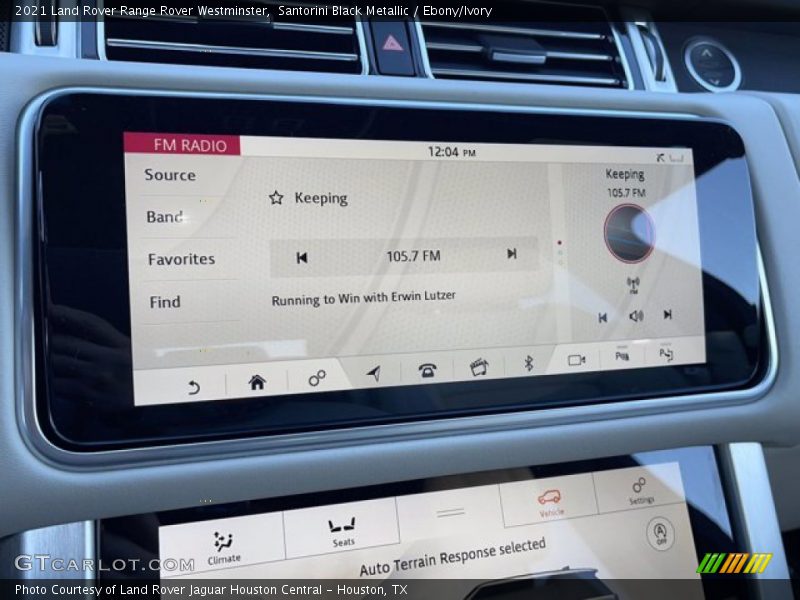 Santorini Black Metallic / Ebony/Ivory 2021 Land Rover Range Rover Westminster