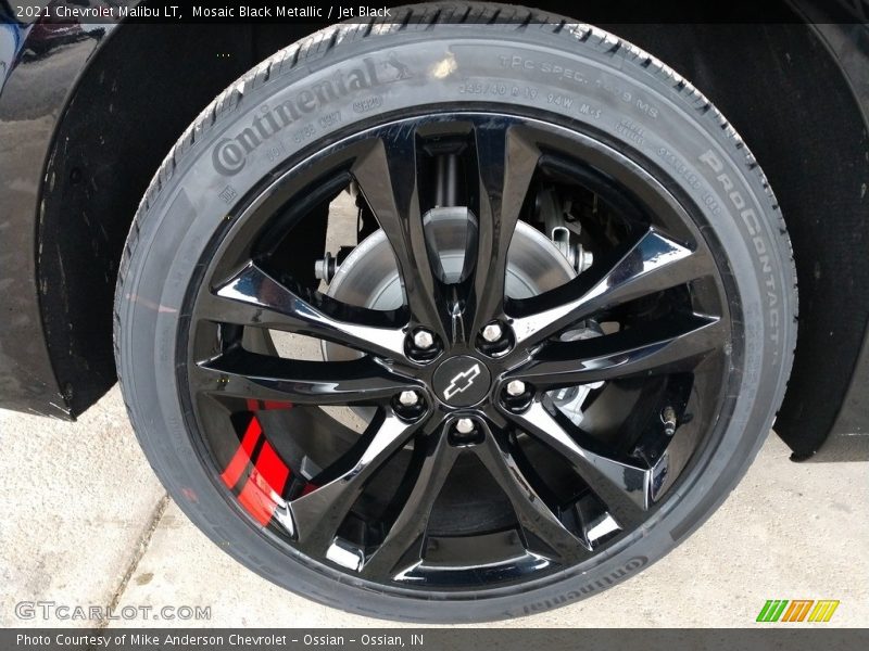 Mosaic Black Metallic / Jet Black 2021 Chevrolet Malibu LT