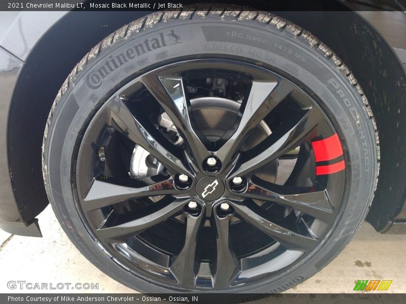 Mosaic Black Metallic / Jet Black 2021 Chevrolet Malibu LT