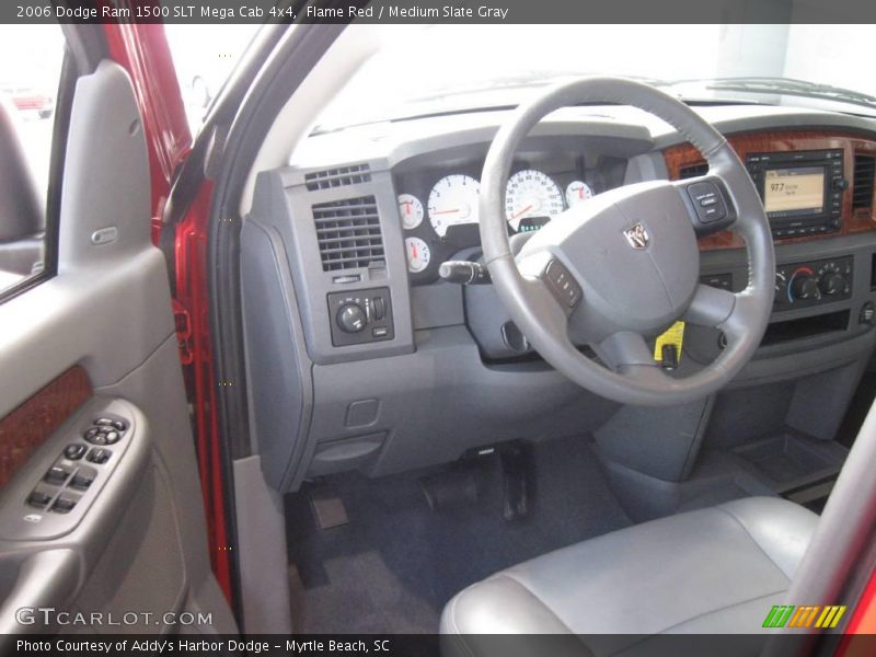 Flame Red / Medium Slate Gray 2006 Dodge Ram 1500 SLT Mega Cab 4x4