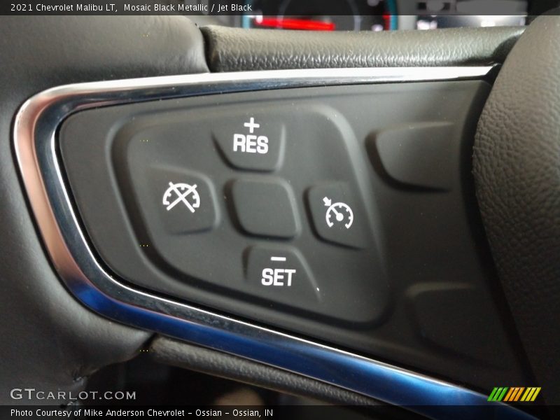 Mosaic Black Metallic / Jet Black 2021 Chevrolet Malibu LT