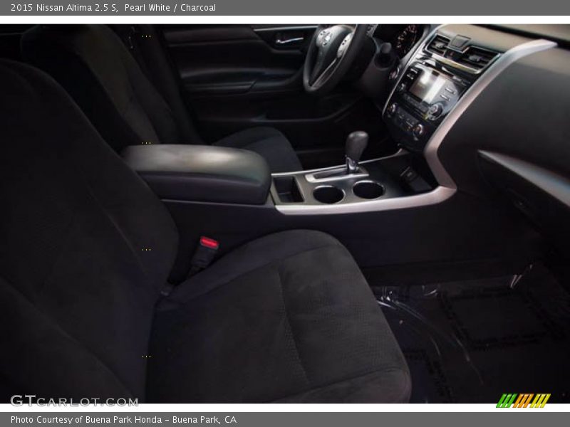 Pearl White / Charcoal 2015 Nissan Altima 2.5 S