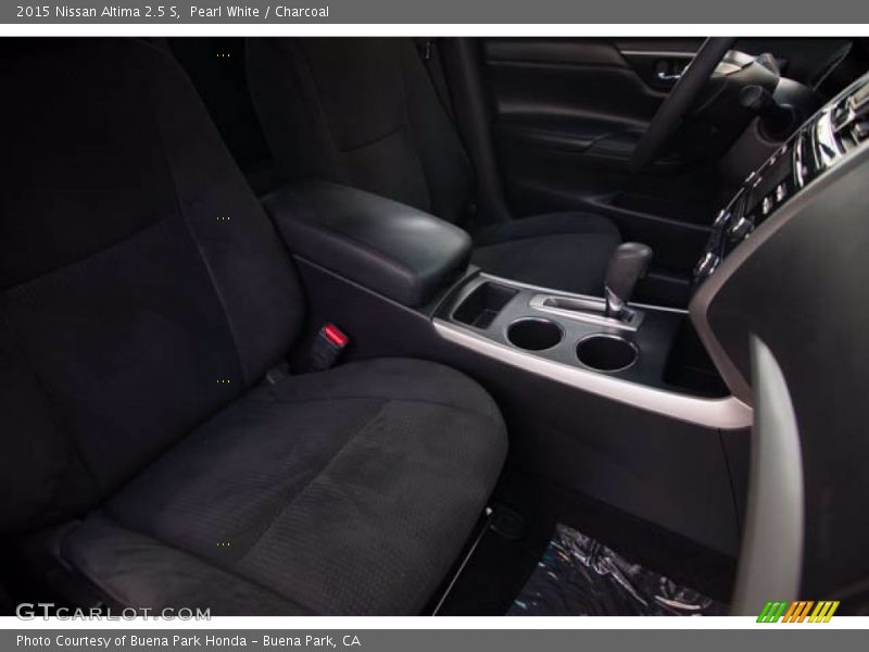 Pearl White / Charcoal 2015 Nissan Altima 2.5 S