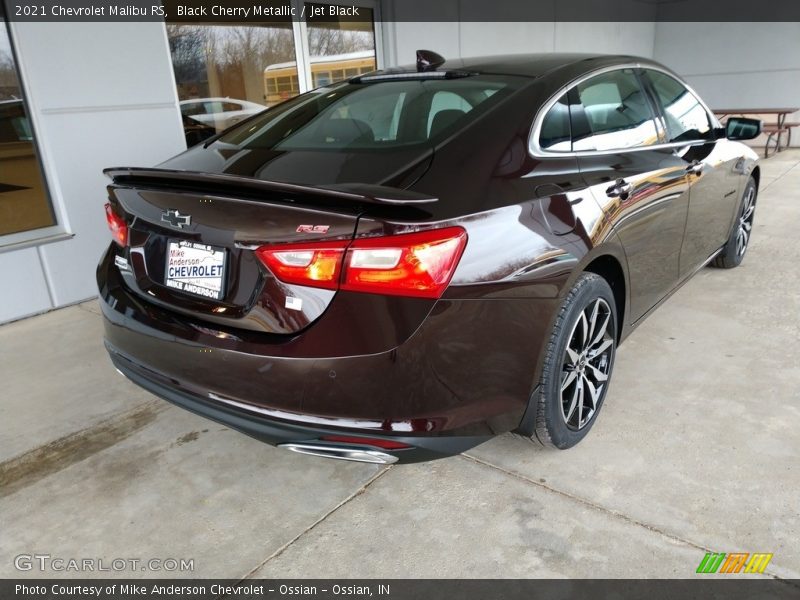 Black Cherry Metallic / Jet Black 2021 Chevrolet Malibu RS