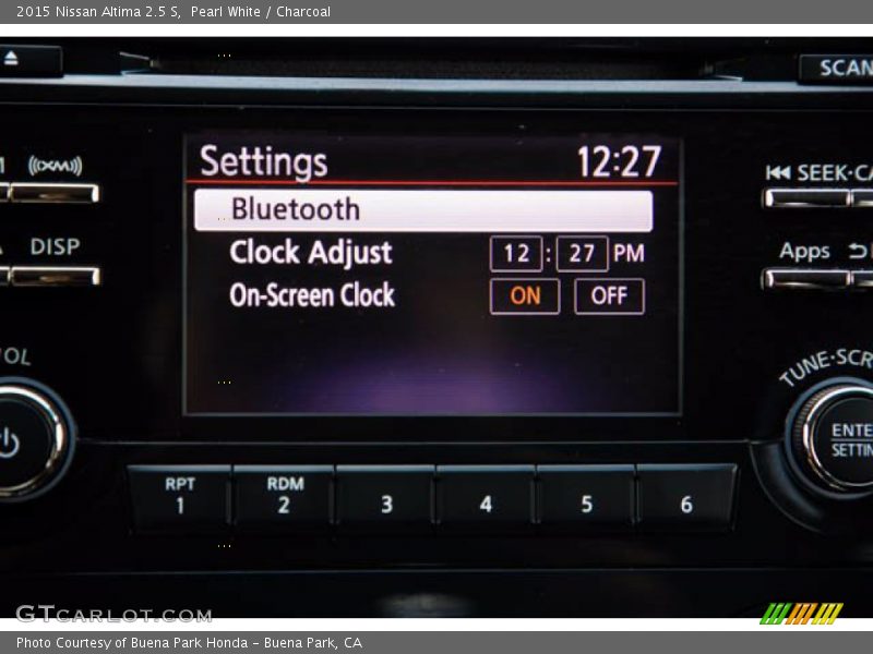 Pearl White / Charcoal 2015 Nissan Altima 2.5 S