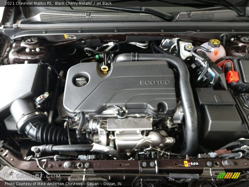 Black Cherry Metallic / Jet Black 2021 Chevrolet Malibu RS