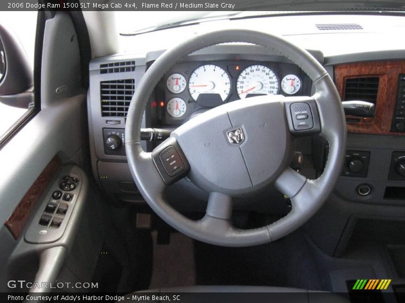 Flame Red / Medium Slate Gray 2006 Dodge Ram 1500 SLT Mega Cab 4x4