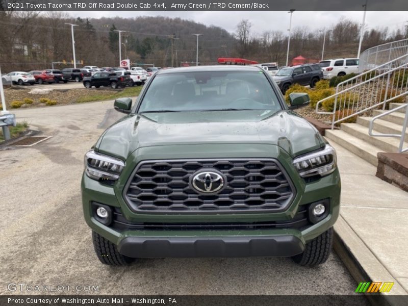 Army Green / TRD Cement/Black 2021 Toyota Tacoma TRD Off Road Double Cab 4x4