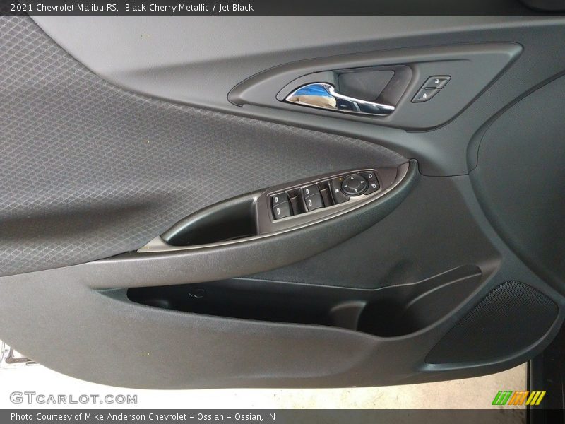 Black Cherry Metallic / Jet Black 2021 Chevrolet Malibu RS
