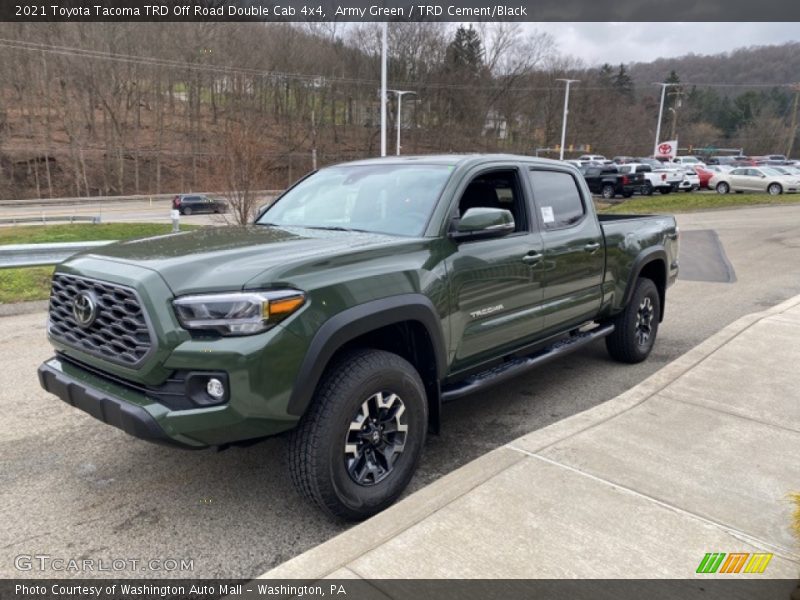 Front 3/4 View of 2021 Tacoma TRD Off Road Double Cab 4x4