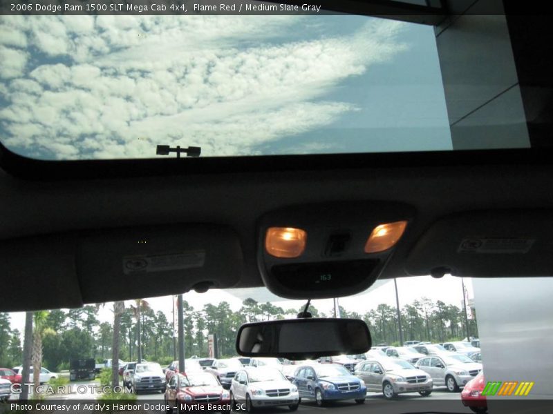 Flame Red / Medium Slate Gray 2006 Dodge Ram 1500 SLT Mega Cab 4x4