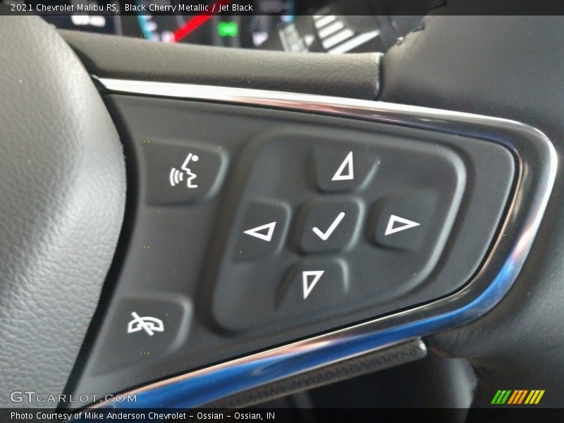 Black Cherry Metallic / Jet Black 2021 Chevrolet Malibu RS
