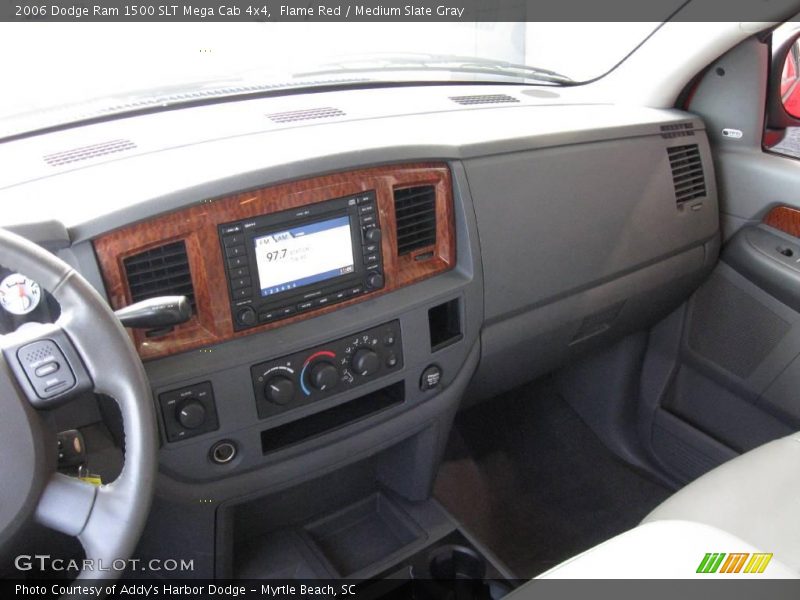 Flame Red / Medium Slate Gray 2006 Dodge Ram 1500 SLT Mega Cab 4x4