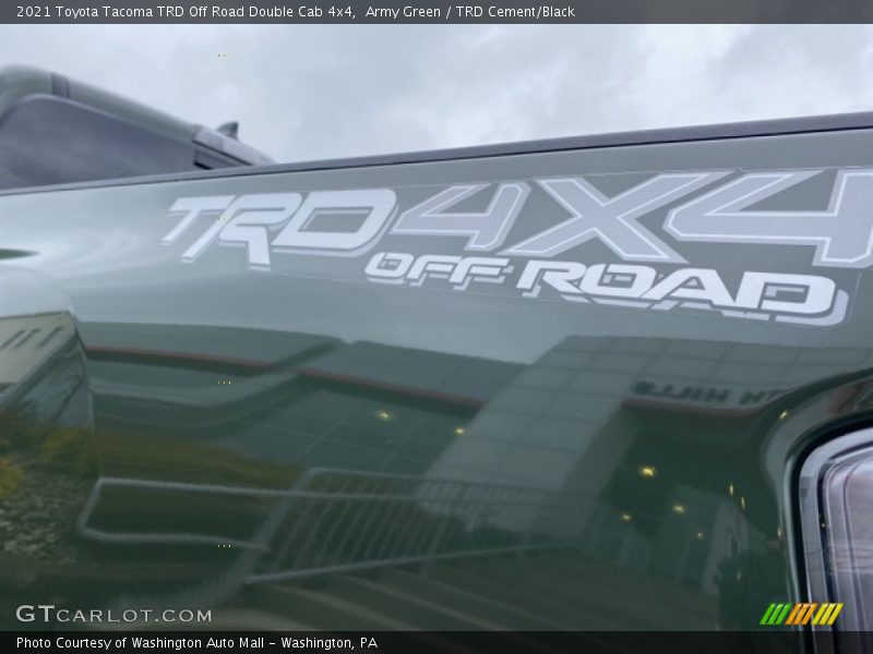 Army Green / TRD Cement/Black 2021 Toyota Tacoma TRD Off Road Double Cab 4x4
