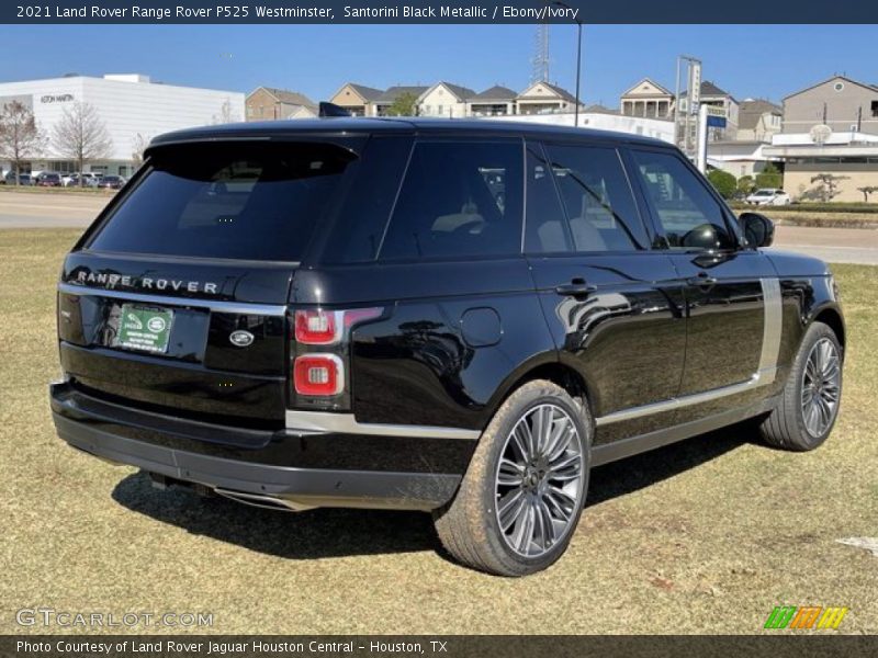 Santorini Black Metallic / Ebony/Ivory 2021 Land Rover Range Rover P525 Westminster