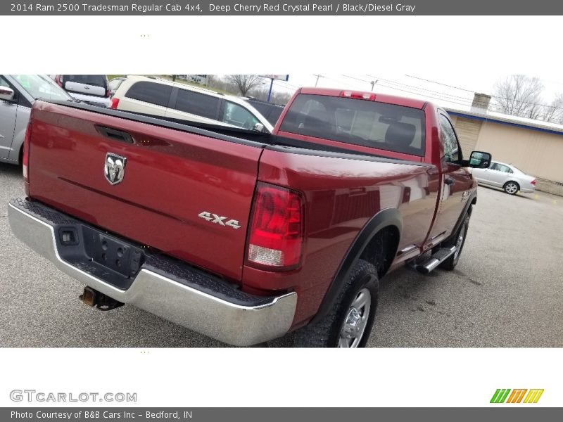 Deep Cherry Red Crystal Pearl / Black/Diesel Gray 2014 Ram 2500 Tradesman Regular Cab 4x4