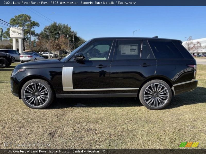 Santorini Black Metallic / Ebony/Ivory 2021 Land Rover Range Rover P525 Westminster
