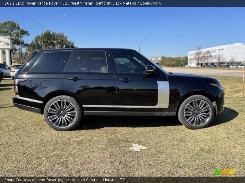 Santorini Black Metallic / Ebony/Ivory 2021 Land Rover Range Rover P525 Westminster
