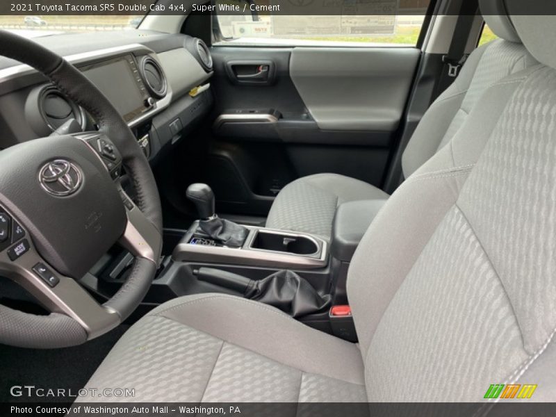 Super White / Cement 2021 Toyota Tacoma SR5 Double Cab 4x4