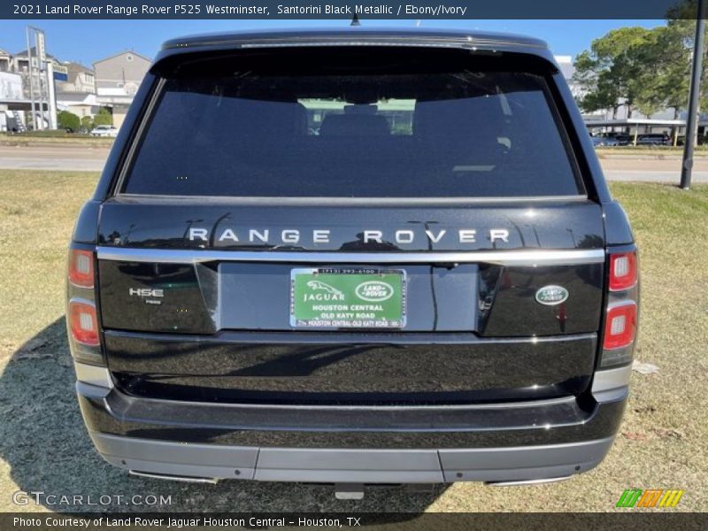 Santorini Black Metallic / Ebony/Ivory 2021 Land Rover Range Rover P525 Westminster
