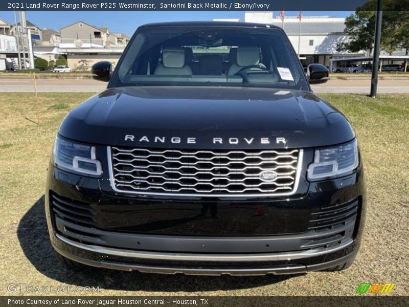 Santorini Black Metallic / Ebony/Ivory 2021 Land Rover Range Rover P525 Westminster