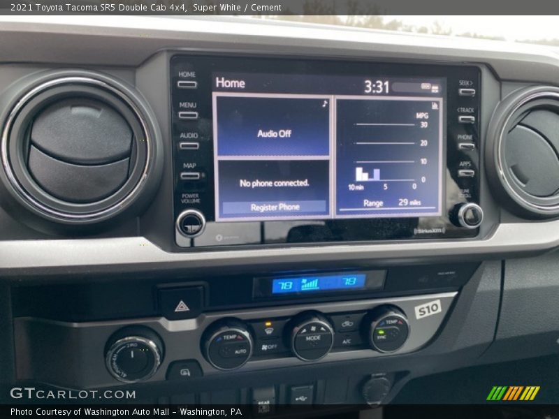 Super White / Cement 2021 Toyota Tacoma SR5 Double Cab 4x4