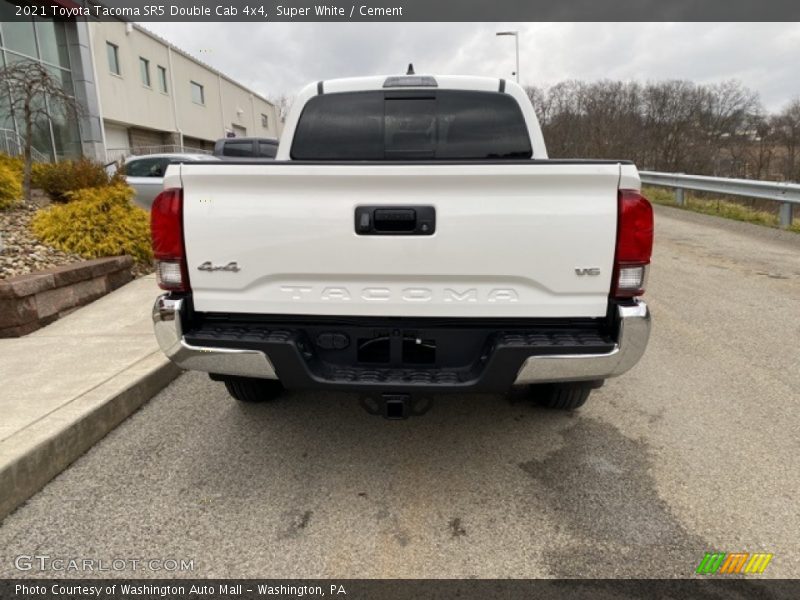Super White / Cement 2021 Toyota Tacoma SR5 Double Cab 4x4