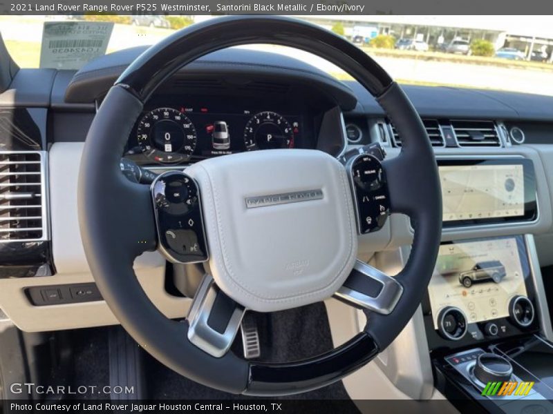 Santorini Black Metallic / Ebony/Ivory 2021 Land Rover Range Rover P525 Westminster