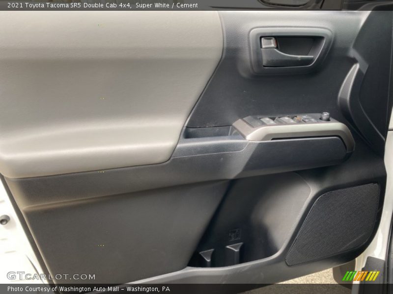Super White / Cement 2021 Toyota Tacoma SR5 Double Cab 4x4