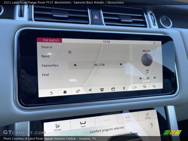 Santorini Black Metallic / Ebony/Ivory 2021 Land Rover Range Rover P525 Westminster