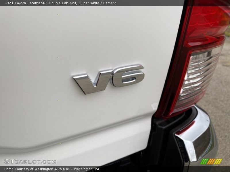 Super White / Cement 2021 Toyota Tacoma SR5 Double Cab 4x4